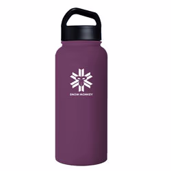 Thermo water bottle Traveler 1L plum
